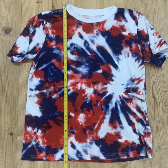 Tommy Hilfiger T-shirt Tie Dye Youth M 12-14 Red White and Blue - 4th of July - Picture 8 of 8